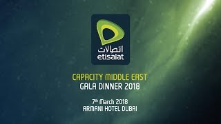 Capacity Middle East  Etisalat Gala Dinner 2018 [upl. by Yttap]