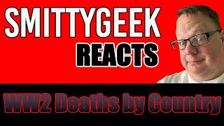 Deaths by Country in WW2 Reaction smittygeek reaction [upl. by Francesca]