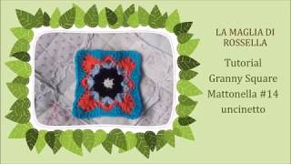 Mattonelle Colorate Un Viaggio nel Mondo del Crochet Granny Square 14 tutorial crochet [upl. by Keeton]