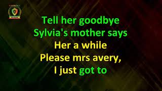 Eric Donaldson  Sylvias Mother Karaoke Version [upl. by Agnola]