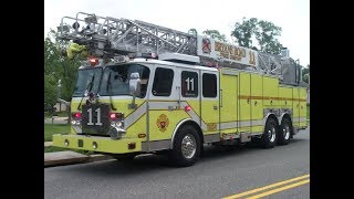 BRVFD Truck 11 Responding To PG County For a House Fire [upl. by Wadesworth]