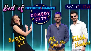 Tabish Hashmi  Natalia Gul  Ali Gul Pir  Best Of Berger Paints Comedy City  Part 4 [upl. by Johannes]