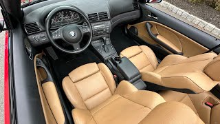 2005 BMW 330CI ZHP Imola Red over Natural Brown Leather walk around video 32024 [upl. by Sanjiv]