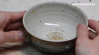 Traditional Kintsugi processRegular gold speedup version [upl. by Asenav]