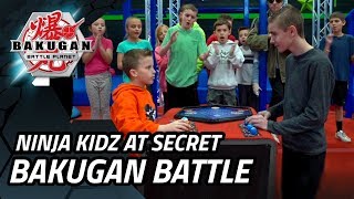 Ninja Kidz Visit A Secret Bakugan Battle Championship [upl. by Sella173]