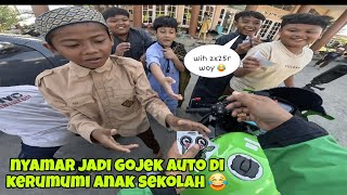 REACTION GOJEK BAWA MOGE  JEMPUT PONAKAN DI SEKOLAH  Indonesia Motovlog 287 [upl. by Notniv]