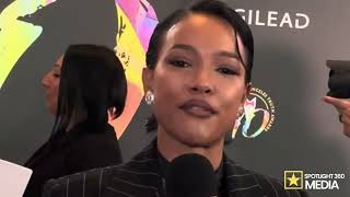 Karrueche Tran interview at the 10th Annual Truth Awards in Los Angeles CA [upl. by Ramor]