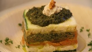 Rohvegane Zucchini Lasagne  Raw vegan zucchini lasagne [upl. by Laks]