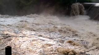 Flooded Kinnickinnic River [upl. by Dronel]