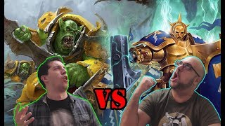 AoS Battle Ironjawz VS Stormcast [upl. by Bart144]