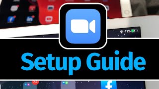 Zoom Setup Guide for iPad  ZOOM Cloud Meetings Manual [upl. by Ennaegroeg]