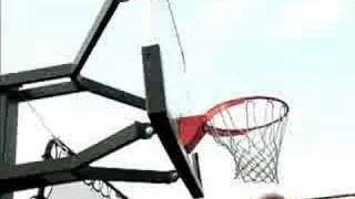 SnapSports ®  DuraSlam® Adjustable Basketball Hoop  Basketball Court [upl. by Abekam]