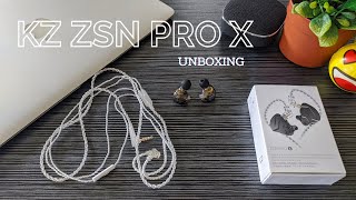 KZ ZSN PRO X UNBOXING [upl. by Caldwell484]