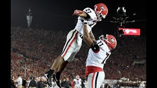 3 Georgia vs 2 Oklahoma  2018 Rose Bowl Game Highlights [upl. by Ennoirb]