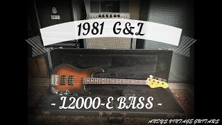 1981 GampL L2000E BASS  Andys Vintage Guitars [upl. by Kearney]