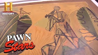 Pawn Stars The Unnamed Picasso  History [upl. by Ingeborg]