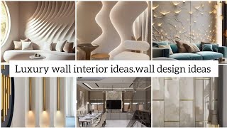 Luxury interior wall ideas living room wall interior ideas [upl. by Romy]