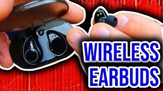 Wireless Bluetooth Earbuds UROK TWSI7 Review Waterproof [upl. by Lewis]