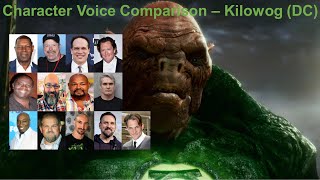 Character Voice Comparison  Kilowog DC [upl. by Canotas]