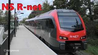 NS Rnet Sprinter FLIRT3 Trein Waddinxveen Noord naar Gouda [upl. by Sloane]