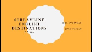 STREAMLINE ENGLISHDESTINATIONSLISTENING PRACTICE 4160 [upl. by Ybot728]