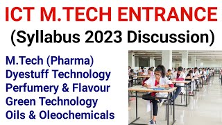 ICT MTECH ENTRANCE EXAM SYLLABUS 2023 FULL DISCUSSION [upl. by Egidio]