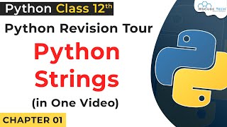 String in Python Class 12  String Slices amp String Function in Python Class 12  Python for Class 12 [upl. by Maclean843]