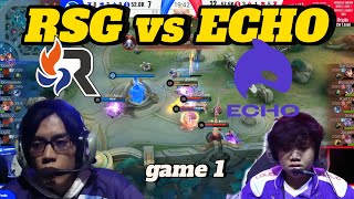 RSG vs ECHO  GAME 1 MPL PH S13  W2D1 mplphilipin echophilippines rsgph [upl. by Wilfred]