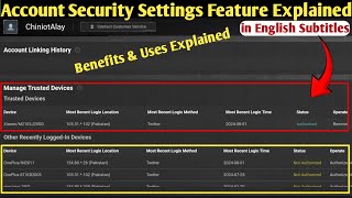 Account Security Settings Feature Explained  Uses amp Benefits of Account Security Settings Explained [upl. by Anahir360]