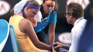 Federer Drops FBomb as the Azarenka Controversy Continues at the Australian Open [upl. by Soloman]