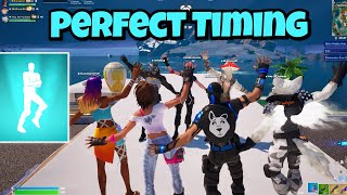 Fortnite Perfect Timing  Starlit Emote 💙 [upl. by Magnus]