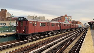 MTA NYC Subway R33  R36 Redbird  Bluebird Museum Train  Prospect Ave 11423 [upl. by Anitaf]