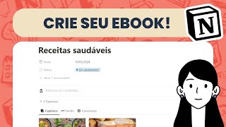 Como criar um ebook no Notion  Gratuito e interativo [upl. by Diehl]