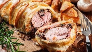 Recette  Filet mignon en croûte et champignons [upl. by Flavius828]