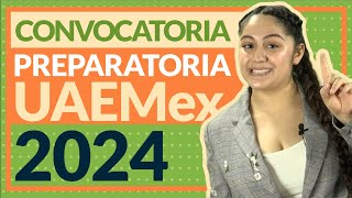 Convocatoria UAEMEX a preparatorias 2024  Fechas requisitos y registro [upl. by Rana]