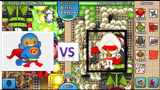 Ninja Monkey VS Super Monkey  BTD Battles [upl. by Ekihc]