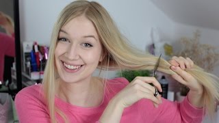 So schneide ich meine Haare  Tutorial [upl. by Salvadore57]