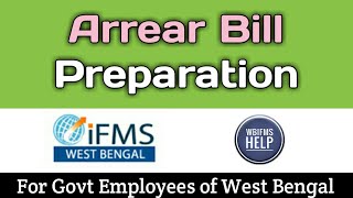 How to generate arrear bill on wbifms [upl. by Kimitri761]