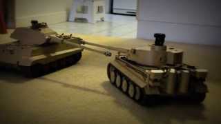 RC tank IR battle practice manuevers [upl. by Ihcehcu]