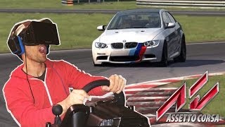 Assetto Corsa Oculus Rift With Actual Headset Point Of View Virtual Reality [upl. by Nickolas637]