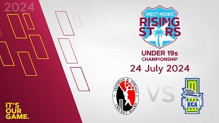 🔴 LIVE Trinidad amp Tobago v Barbados  CWI Men’s Under 19  50 Over Championships 2024 [upl. by Aerdnac]