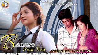 Bharosa Pyar Tera । Sahir Ali Bagga । School Love Story । Mk Album [upl. by Winonah]