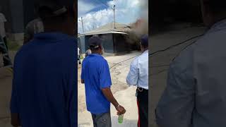 Fire incident in Exuma The Bahamas [upl. by Martella]