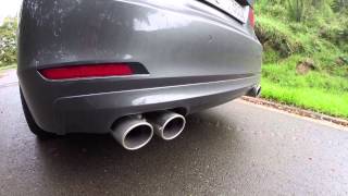 Alpina D3 BiTurbo F30 Walkaround Exhaust Sound Acceleration 0276kmh [upl. by Ocirema]