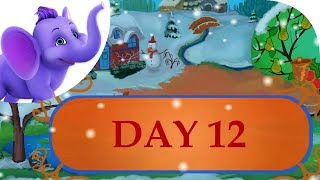 Twelve Days of Christmas with Lyrics  Kids Christmas Songs and Carols  Christmas 2018 [upl. by Kila936]