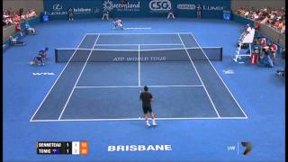 Bernard Tomic  What is that shot No one plays that shot [upl. by Killie]