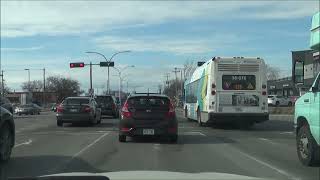 Driving in PierrefondsPointe Claire suburbs of Montreal Quebec [upl. by Atived]