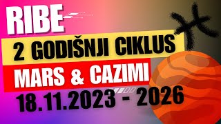 ♓︎ RIBA  2 Godine Novog CIklusa Donosi Promjene MARS amp KAZIMI NOVEMBAR 2023  2026 [upl. by Ahsinot870]