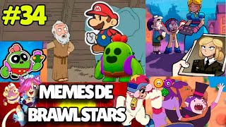 MEMES DE BRAWL STARS 34 SI TE RIES ME VISTO DE MICO v [upl. by Lleon]