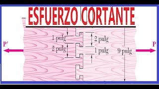 ESFUERZO CORTANTE PROMEDIO  Ejercicio resuelto Nº 162 mecánica de materiales Beer 5ª edición [upl. by Madison]